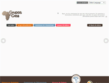 Tablet Screenshot of grupos.crea-africa.org